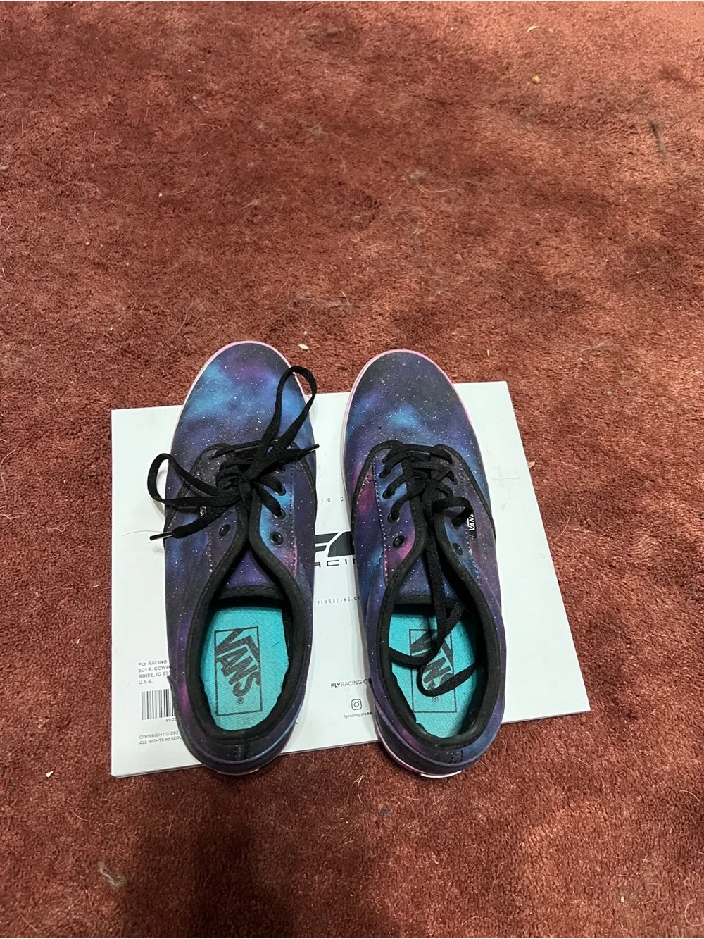 Vans Galaxy Print Era Shoes - Lightly used